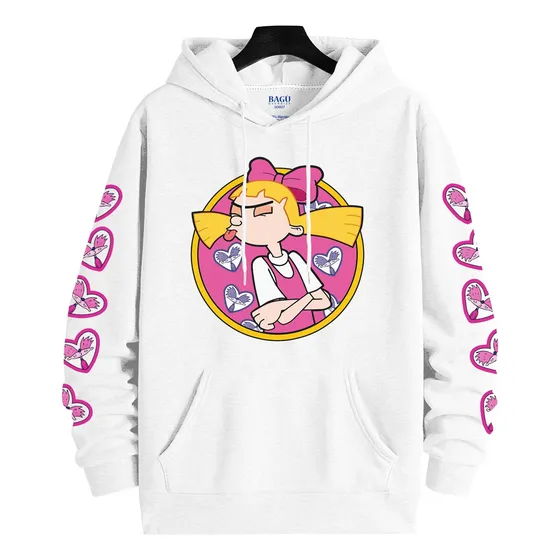 Poleron Urbano Oversize Unisex Helga G. Pataki 155 Hey Arnold
