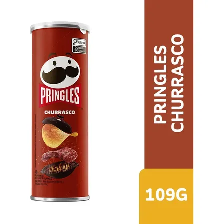 Salgadinho De Batata Churrasco Tubo 109g Pringles