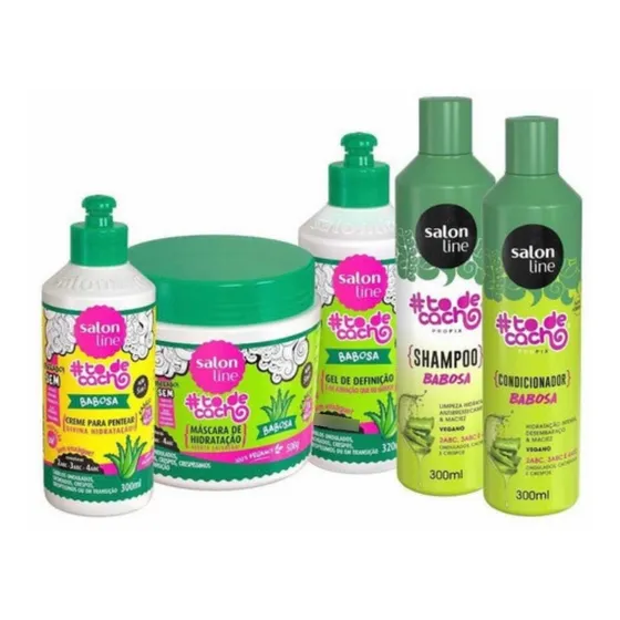 Kit Capilar Babosa To De Cachos Salon Line. Rulos
