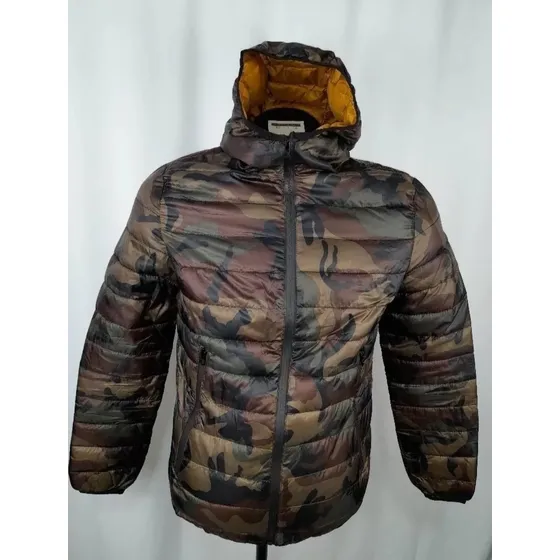 Chaqueta Zara Original Camuflaje 164cm S Impermeable Nueva