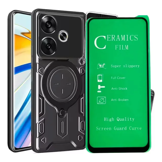 Funda Estuche Antichoque Reforzado + Protector De Pantalla Para Xiaomi (hidrogel O Vidrio Cerámico)
