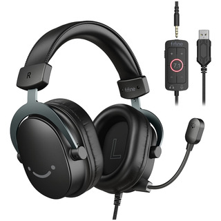 Auriculares Para Juegos Fifine Ampligame H9 Usb 7.1 Surround Auriculares Para Juegos Fifine Ampligame H9 Usb 7.1 Surround