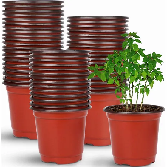 Maceta Blanda De 4 Pulgadas Maceta Fácil De Plántulas 100pcs