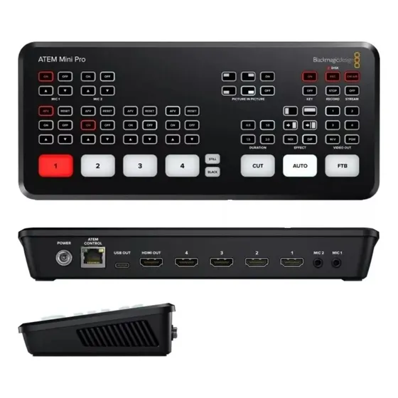 Controlador Blackmagic Atem Mini Pro Hdmi Promoção