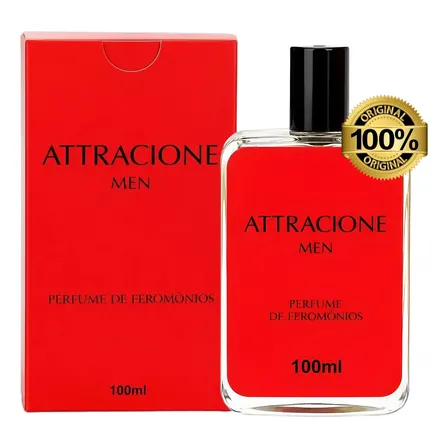 Perfume Atracione Men Masculino Novo Frasco Grande 100ml