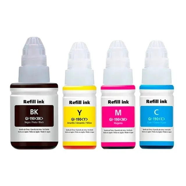 Kit Recarga Para G1110 G2110 G3110 Cmyk 70ml 1 Pack