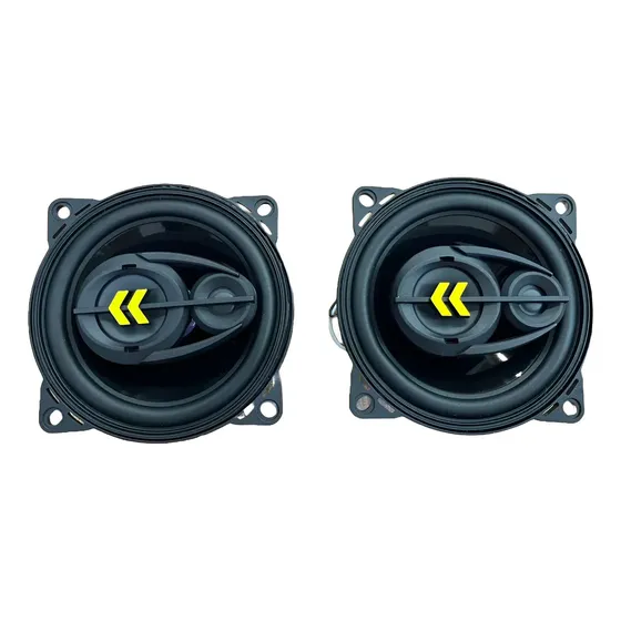 Par Auto Falante Triaxial Bravox 4 Polegadas Revo 4 110wrms Preto