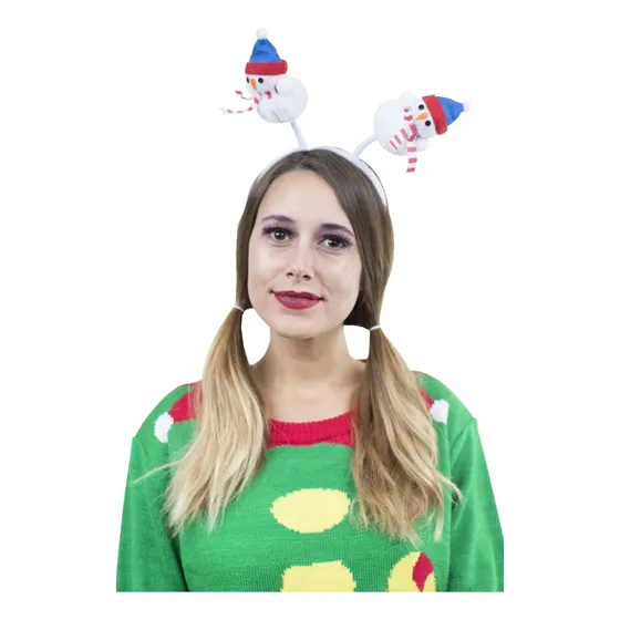 Diadema De Muñeco De Nieve Navidad Fiesta