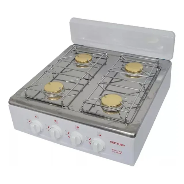 Cocina 4 Hornillas A Gas /acero Inoxidable /marca Century 