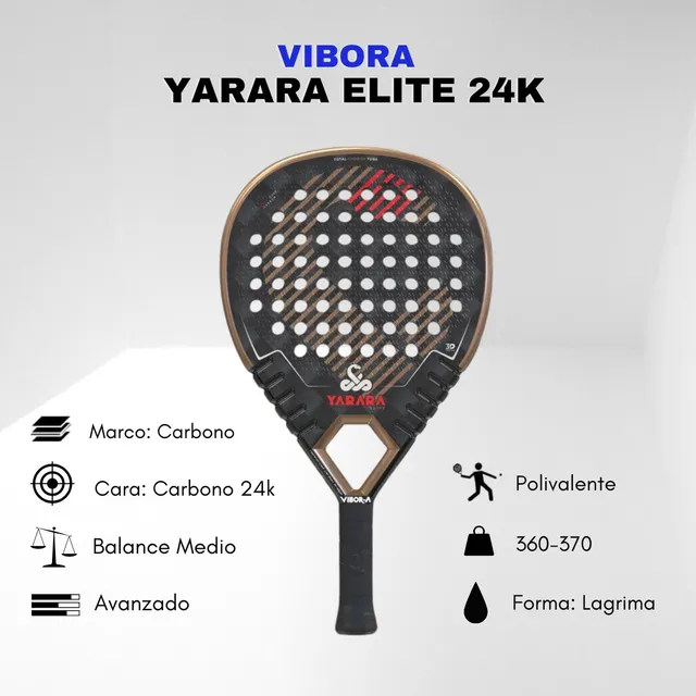 Pala De Padel Vibor-a Yarara Elite 24k 2024