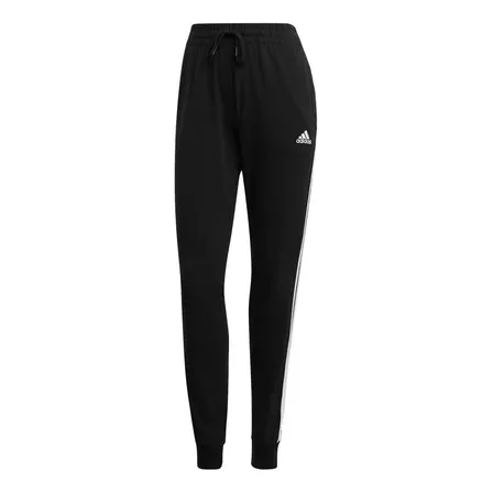 Pantalón Buzo adidas Essentials 3 Tiras Mujer Negro