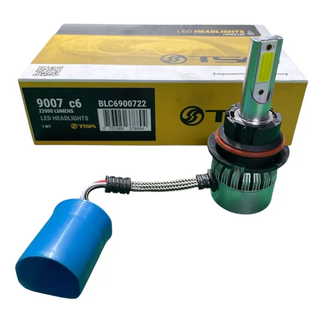 Par Bombillo Led C6 9007 22.000 Lumens.