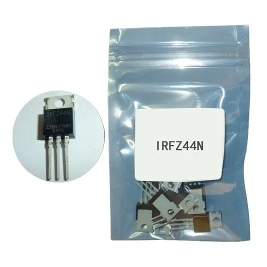 10x Transistores Mosfet Irfz44n Canal N 55v 49a Irfz44