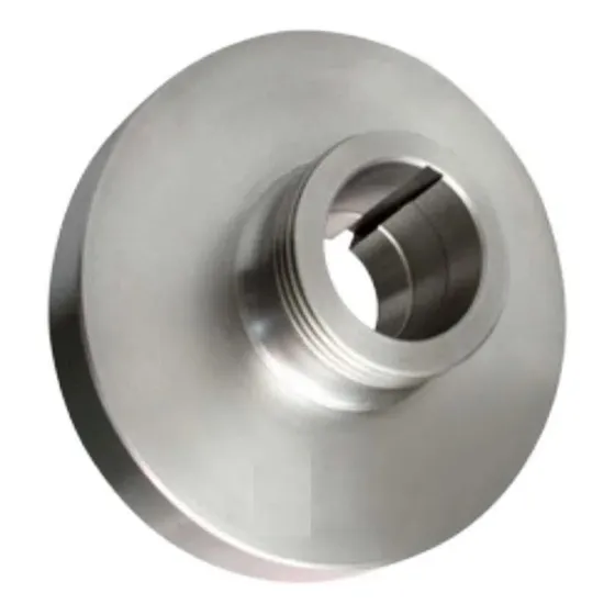 Flange Para Placa Torno 250mm 10 Polegada - Rosca 114,17mm