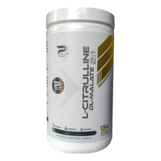 Citrulina Malato 2:1 Pura Americana P-out 400g Sabor Sin sabor
