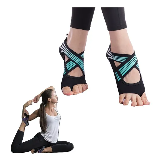 Medias Yoga Antideslizantes Ballet Pilates Sin Dedos Zapatos