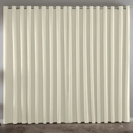 Cortina Blackout Em Tecido 3,00x2,80 Corta Luz Avela Bege