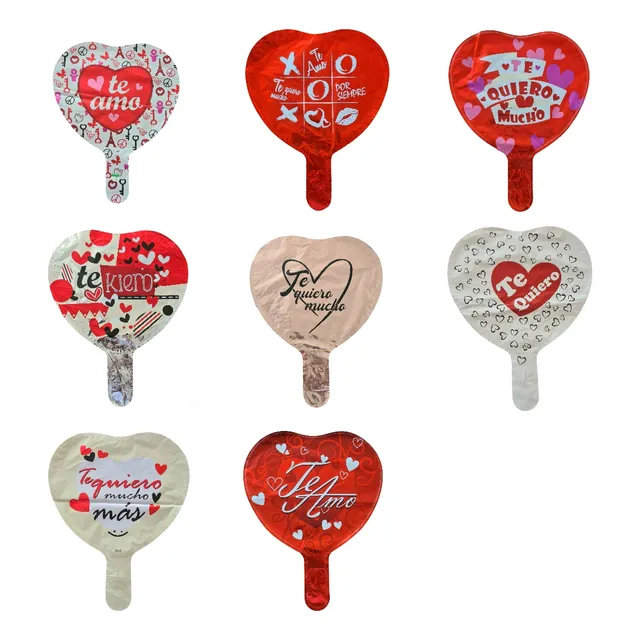 Globos Metálicos #10 Amor San Valentin X 100 Unid