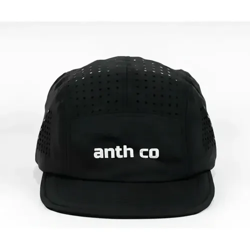 Boné Five Panel Esportivo Corrida Aba Curta Anth Co Uv 50+ Preto Un Anth Co