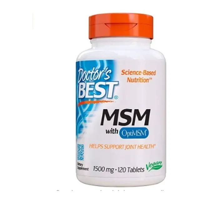 Suplemento Msm 1500 Mg Doctor's Best 120 Tabletas