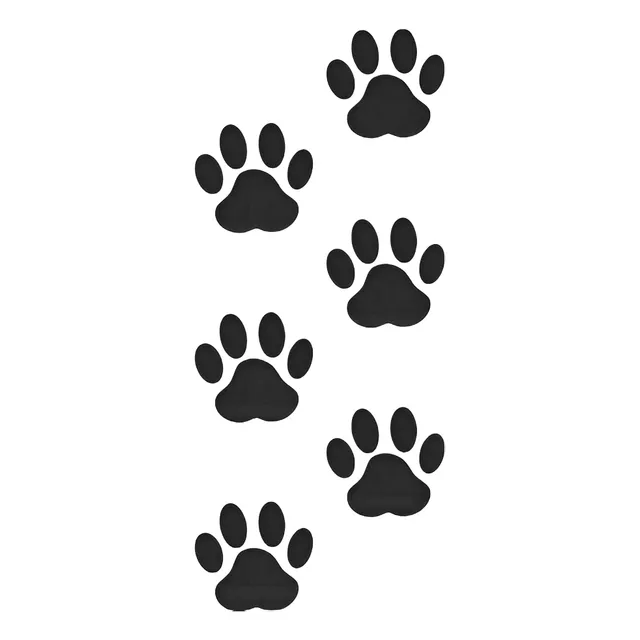 Calco Stickers Huellas Perro O Gato Auto Motos Termos Compu 
