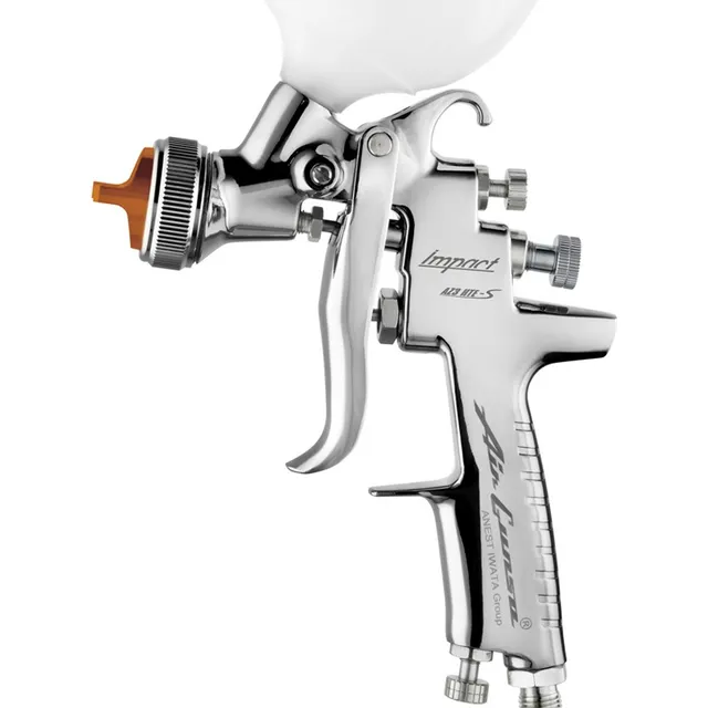 Pistola De Pintado Impact Az3 600ml Cup Cromada Anest Iwata