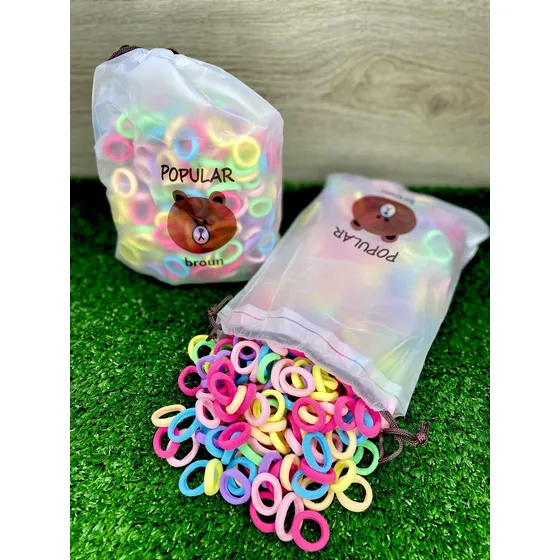Colitas Para El Cabello Lycra Por Paquete