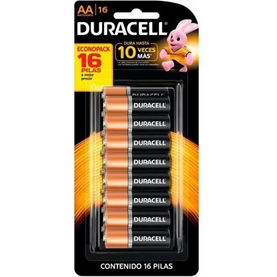 Pacote C/ 16 Pilhas Aa Duracell