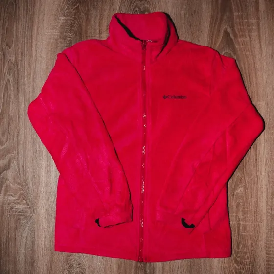 Polar Columbia Full Zip Con Bolsillos Fucsia Talla L