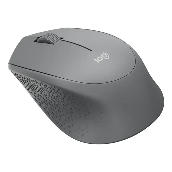 Mouse sem fio Logitech M280 com Pilha Inclusa - Cinza