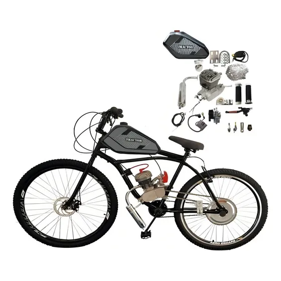 Bike Motorizada Tanque 5litros Aro29 Kit & Bike Desmontados Cor Branco Vulcan Tamanho do quadro 19
