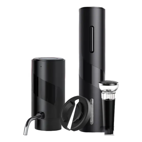 Sacacorchos Con Vertedor Electronico Set X 4 Recargable