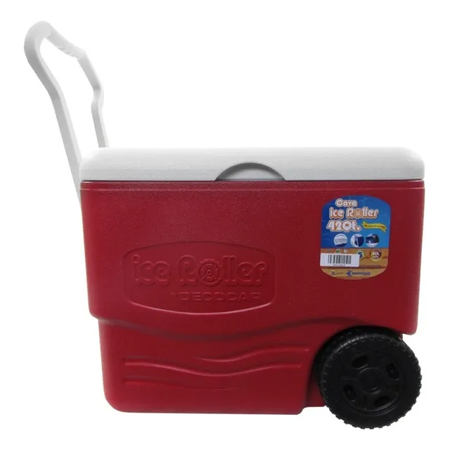 Cava Playera Termica Con Ruedas 40 Litros Ice Roller Decocar