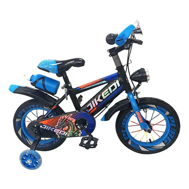 Bicicleta Niño Aro 12'' Ruedas Apoyo, Termo Y Farol Winroad