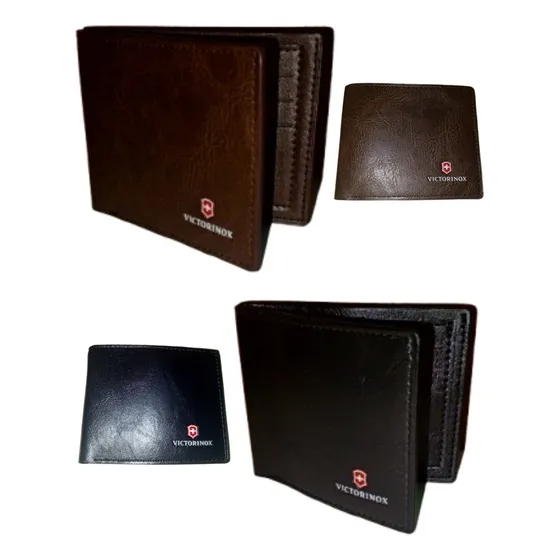 Cartera Billetera Caballeros Clásica En Piel, Victorinox