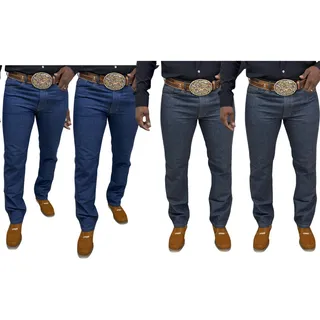 Kit 4 Calças Masculina Jeans Reforçada Reta Para Trabalhar Kit 4 Calças Masculina Jeans Reforçada Reta Para Trabalhar