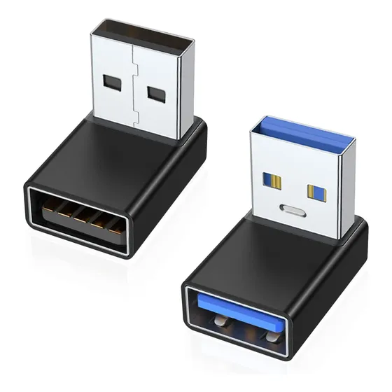 Adaptador Usb 3.0 De 90 Grados, De Ángulo Arriba/hacia Abajo