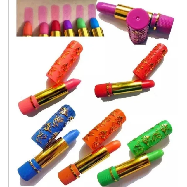 Set De 6 Labiales Tinta Mágicos 6 Tonos Maquillaje De Labios