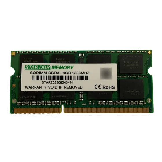 Memoria Ram Ddr3 4gb 1333mhz Star 1.5v 10600s Sodimm Laptop