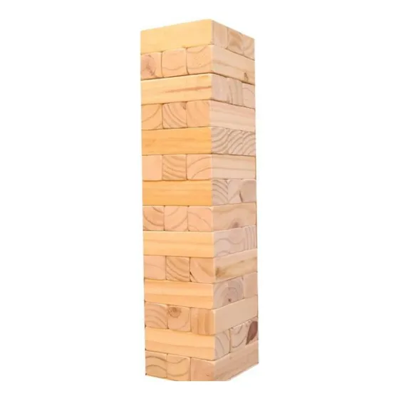 Jenga Gigante Madera Juego De Mesa Familiar Bares Clásico