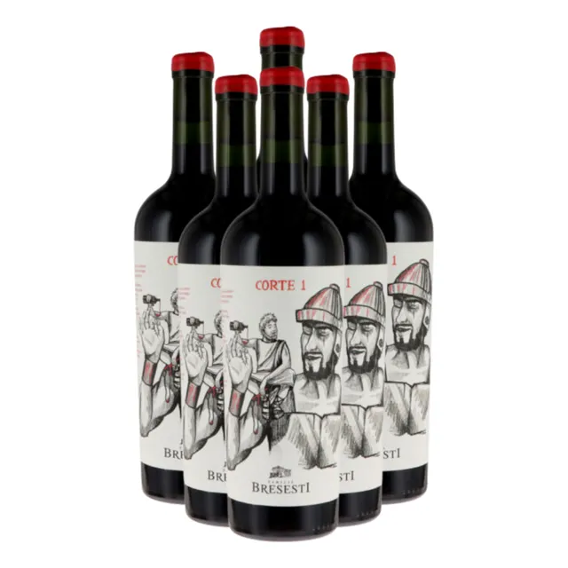 Pack X6 Vino Fino Blend Reserva Bresesti Corte 1 / 750cc