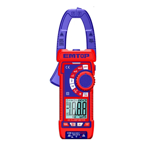 Pinza Amperometrica 600 Amper
