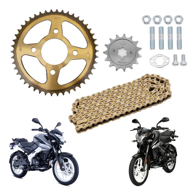 Kit De Arrastre Cadena Reforzada Para  Pulsar Ns160