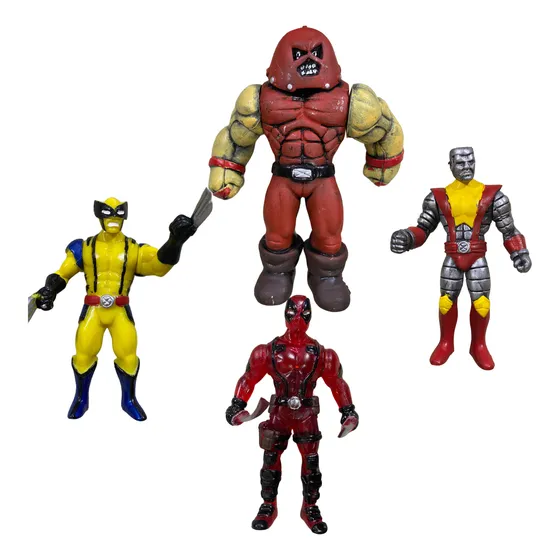 Deadpool Figuras Articuladas Juggernaut, Wolverine,colosus X
