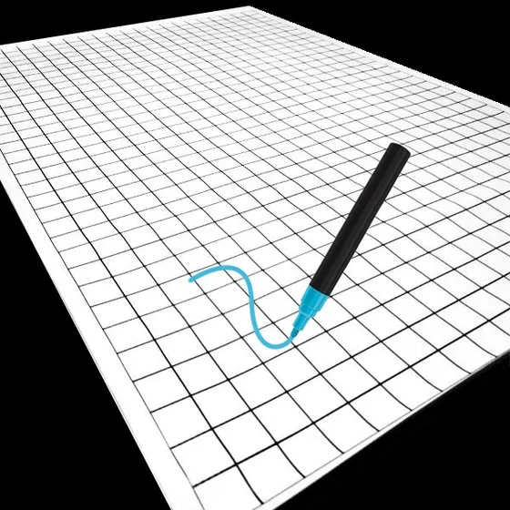 Grid De Batalha Riscável + Caneta - 60x90 Cm [rpg]