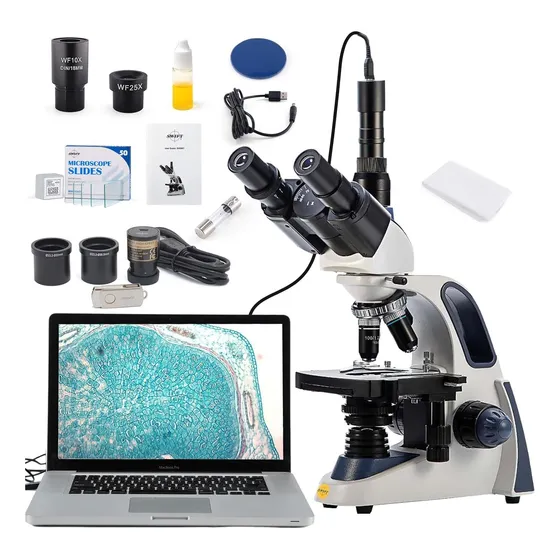 Microscopio Laboratorio Compuesto Trinocular Bajo Pedido