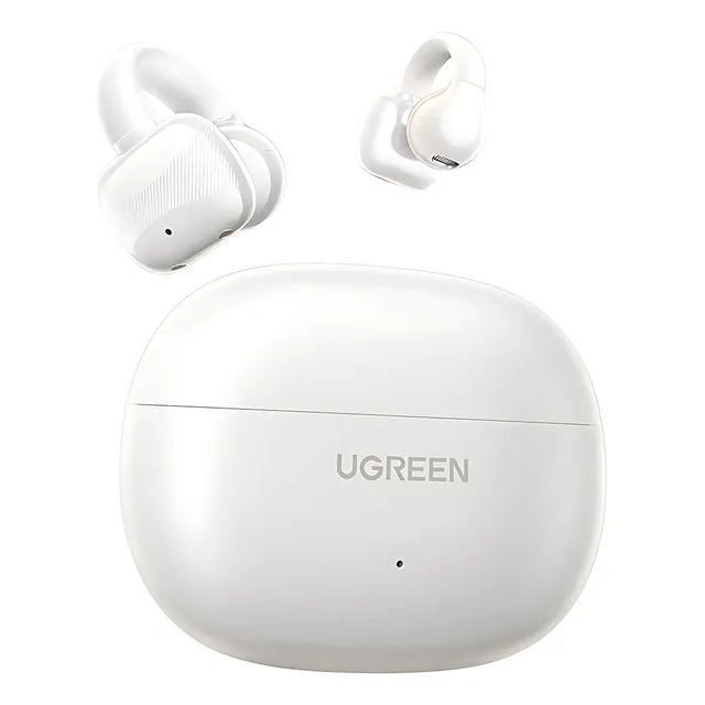Audifonos Ugreen Hitune S3 Open Ear Clip Bluetooth 5.4 Perla