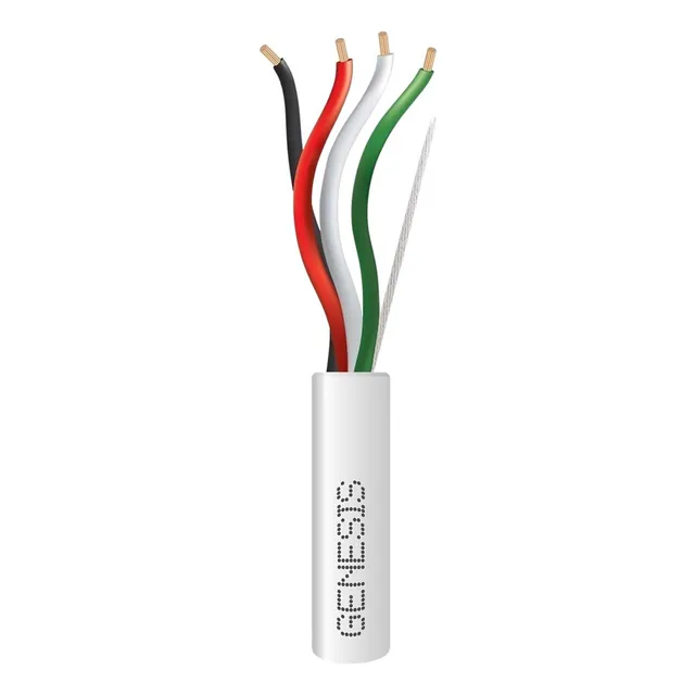 Bobina De Cable De Cobre 152 Metros 4x18 Awg Interior Blanco