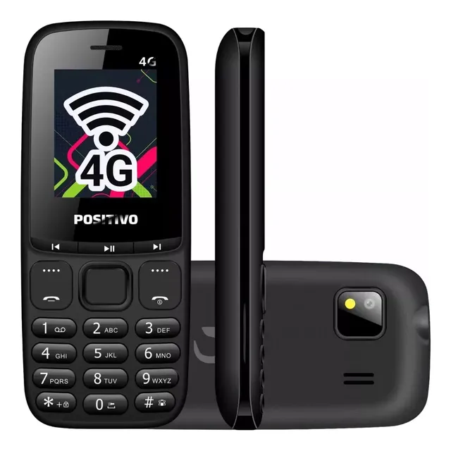 Celular Simples De Teclado Positivo P26 4g Teclas Grandes