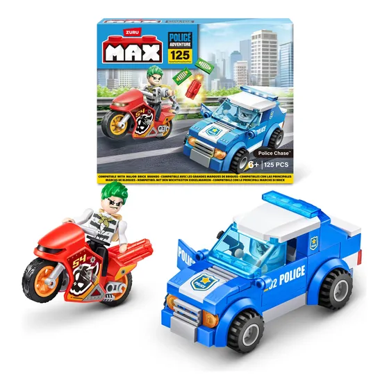 Bloques De Construcción Max City Persecucion Policial - 125